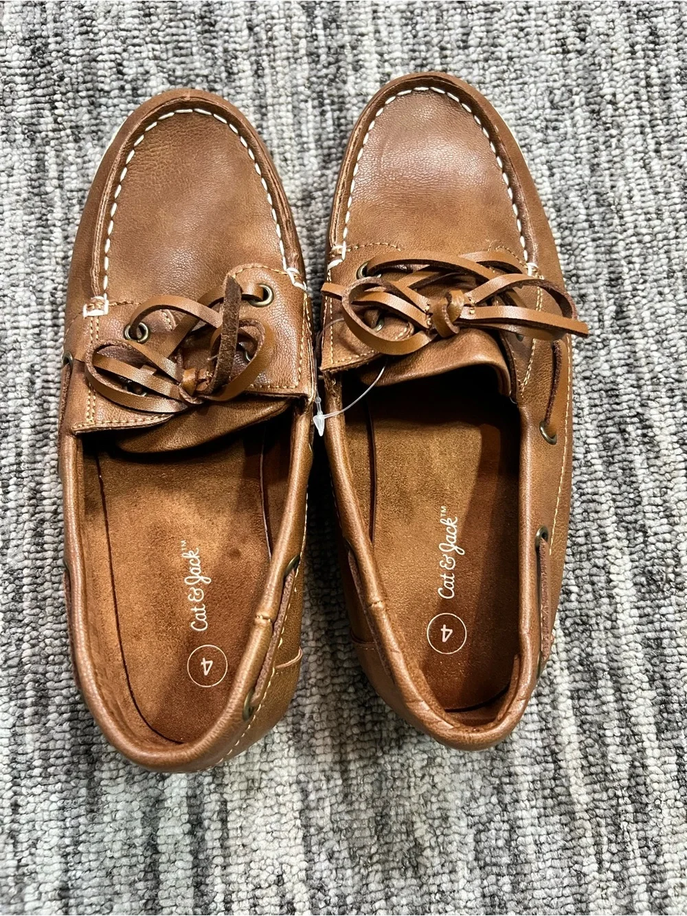 Cat & Jack - Kids' Easton Boat Shoes Size 4